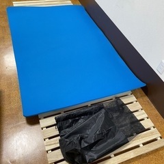 スポーツマット 青色 収納袋付き 幅1220×長さ1900×厚み...