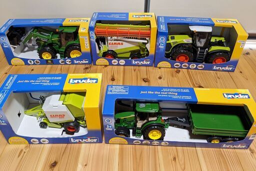 おもちゃ ブルーダーのはたらく車 トラクター 5台（バラ売り可）Bruder 農業のはたらくるま