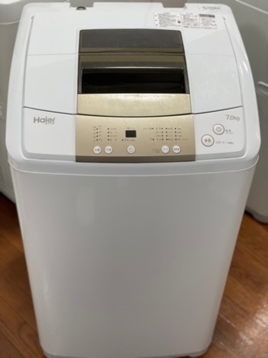 送料・設置込み　洗濯機　7kg Haier 2018年
