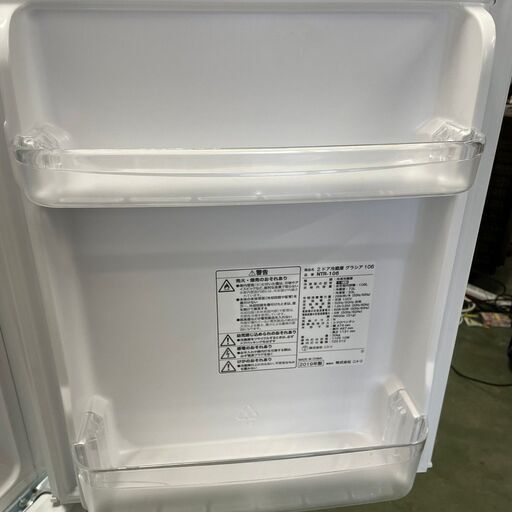 ニトリ 2ドア冷凍冷蔵庫  冷蔵73L 冷凍33L NTR-106 2019年製
