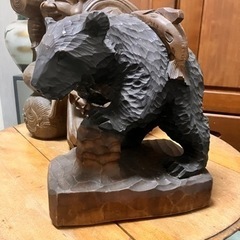 【受渡し決定】木彫りの熊の置物