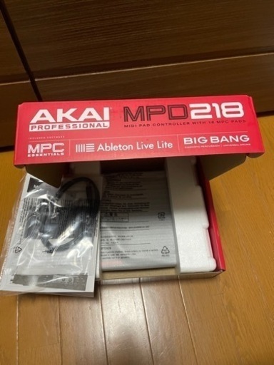 【新品未使用品】Akai Professional USB MIDIコントローラー ドラムパッドMPD218