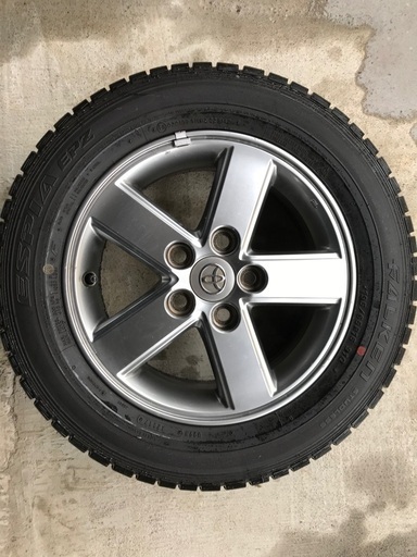 No.56スタッドレス195/65/R15 5H PCD114.3 アルミ付4本セット