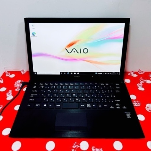A-53/シックなカッコいいVAIO♡初心者様大歓迎/光るキーボードPC VAIO