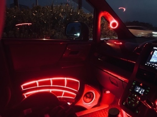 ZRR 70 ノア 内張 A ピラー 加工 LED