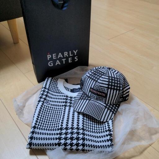 新品　PEARLY GATES　パーリーゲイツ　春先ニット帽子