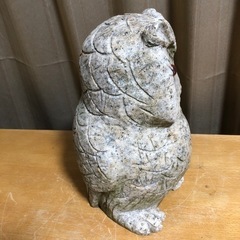 フクロウ 石像