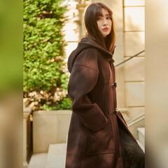 Long Fitted Duffle Coat