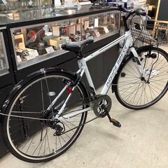 ロードバイク 自転車 OFFICE PRESS 28インチ 48サイズフレーム 変速あり ホワイト/ブラック【ユーズドユーズ名古屋天白店】J2408