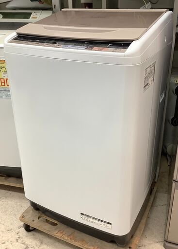 HITACHI/日立 9.0kg 洗濯機 BW-V90B 2018年製 取扱説明書つき【ユーズドユーズ名古屋天白店】J2409