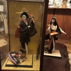 　日本人形　二体