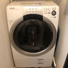 3. シャープ　ドラム式洗濯機　ES-S70-WL