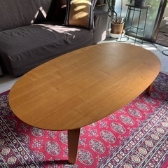 お渡し先決まりました〉無印良品 楕円型こたつ