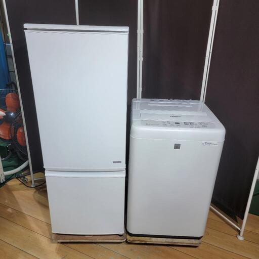 ‍♂️h050313売約済み‼️設置まで無料‼️SHARP × Panasonic 大容量ペア✨家電セット