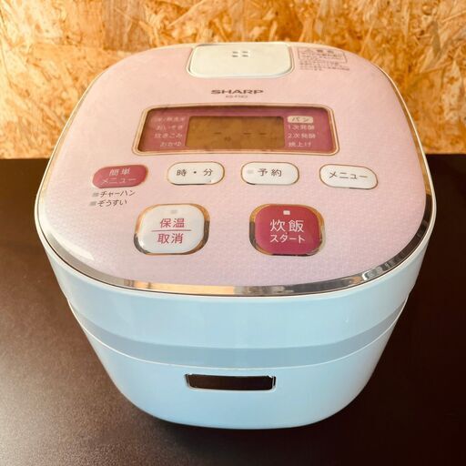 11132 SHARP 炊飯器 2014年製 3合 2月18、19日大阪～京都方面 条件付き配送無料！
