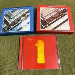 CD●ビートルズ ベストアルバム 赤&青&1 CDセット●計６枚...