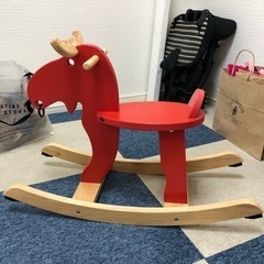 IKEA　イケア　トナカイ　ロッキンムース　木馬　ゆらゆら　玩具　木製