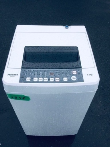 ✨2016年製✨ 2878番 Hisense✨電気洗濯機✨HW-T55A‼️