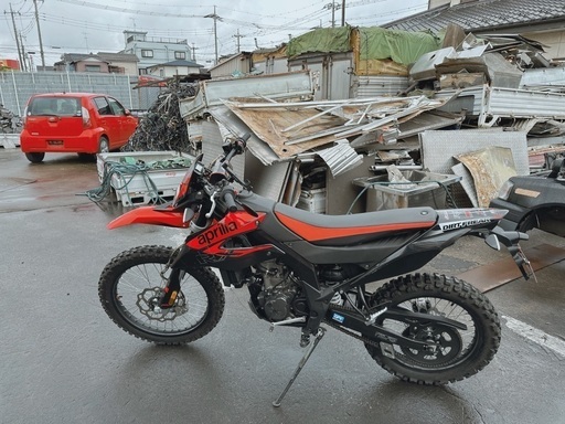 低走行RX125ブロックタイヤLEDアンダーミラー