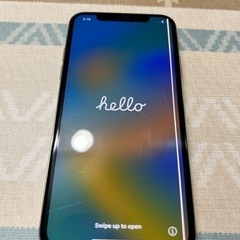 iPhone X Silver 256 GB au ジャンク