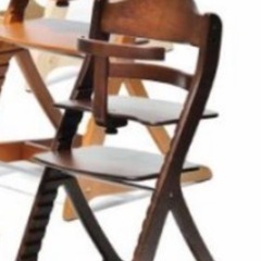 【ネット決済】子ども用ハイチェア　スリムで使いやすい椅子