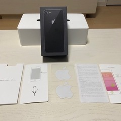 【売約済】iPhone8(256GB)箱+ピン+ステッカー＋簡易説明書