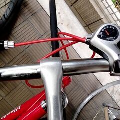 自転車（クロスバイク・Viento：赤）】