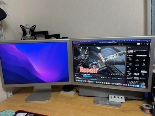 APPLE CINEMA DISPLAY ２台セットで