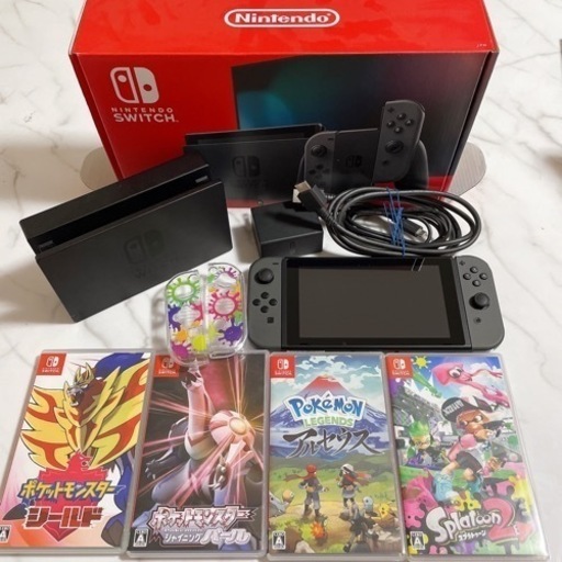 任天堂switch スイッチ　選べるソフト　スプラ　シールド　パール　アルセウス
