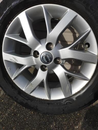 値下げ】 日産ノート純正アルミホイール4本セット タイヤ185/65r15 