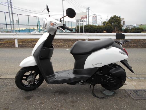 SUZUKI レッツ 白