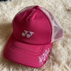 ヨネックス　ピンク　帽子