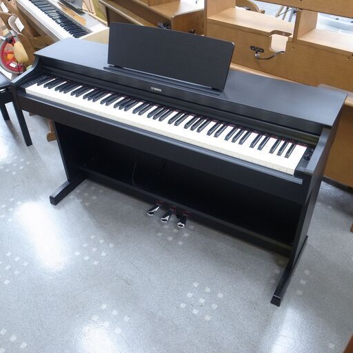 満点の ブラック YDP-163 電子ピアノ ARIUS YAMAHA 2017年製 119 モノ ...