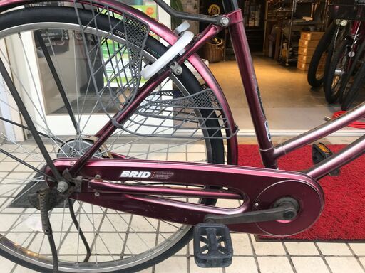 BS  BRID  年季が入った丈夫なママチャリ