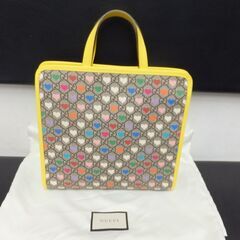GUCCI GGスプリームハートプリント トートバッグ チルドレンズ 605614