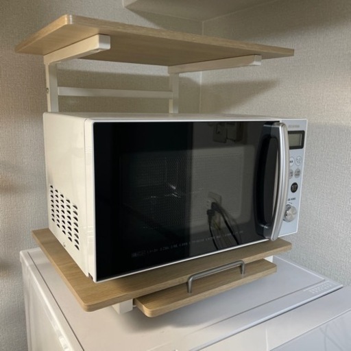 冷蔵庫ツインバード HR-E915型※おまけで電子レンジ、ラック付※梅田周辺引取