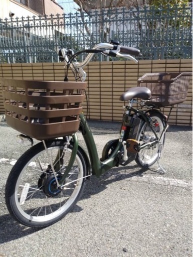 電動アシスト自転車　数回しか乗ってません