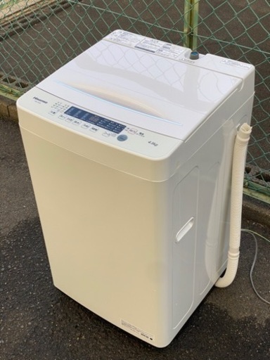 【2】アイリスオーヤマ　洗濯機　22年製    4.5ｋｇ　0214-2
