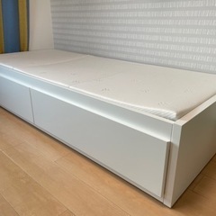 IKEA FLEKKE デイベッドフレーム ホワイト 80x200 cm