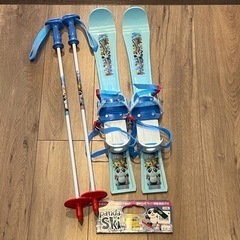 子供用　パンダ　スキー　60cm　長靴で滑れるスキー　ジュニア