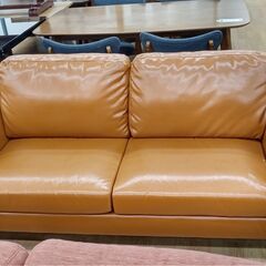 ☆ジモティ割あり☆ 2Pソファ H65×W164.5×D82.5 クリーニング済み