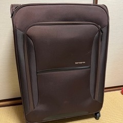 【受付4日(土)まで】サムソナイト 大型スーツケース(ソフト) 茶色