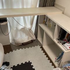 【予定者あり】IKEA デスク コンビネーション ホワイト 27...