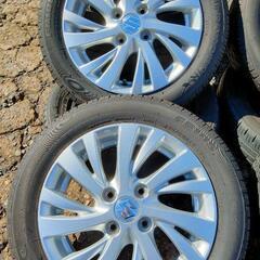 スズキ純正14インチ　14×4.5J 4H100 FR10S 155/65R14 タイヤホイールセット