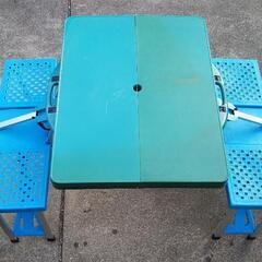 折り畳みピクニックテーブル(パール金属)