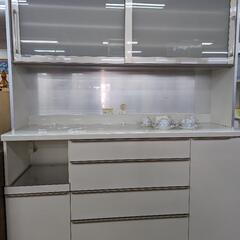 ★パモウナ キッチンボード 大きい食器棚 日本製 