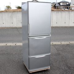 3ドア冷蔵庫（洗浄・除菌済）☆SHARP☆SJ-WA35B-S☆...