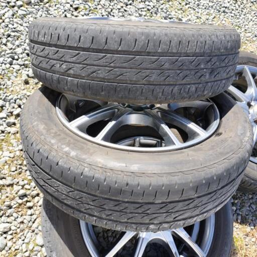 軽自動車に！155/65R14 アルミセット