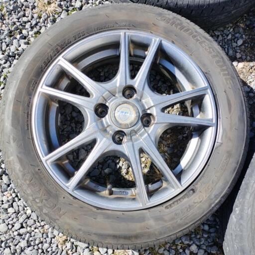 軽自動車に！155/65R14 アルミセット