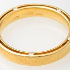 DAMIANI 750YG D.Sideコレクション ダイヤモンド リング 品番d21-370